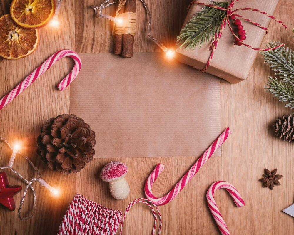 festive table arrangement