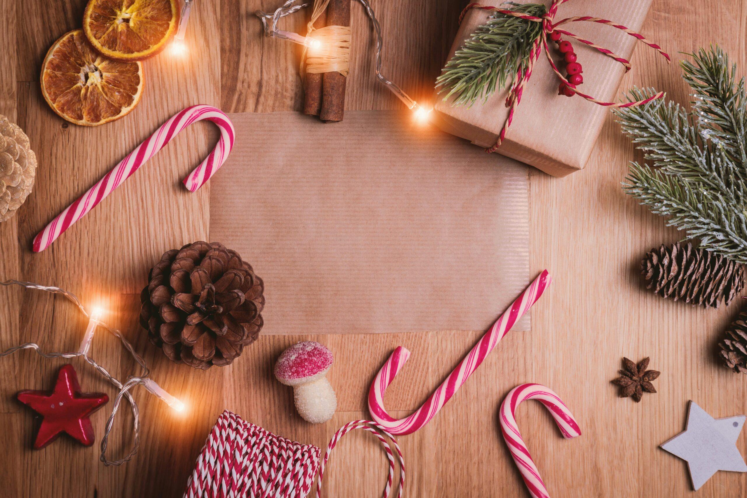 festive table arrangement