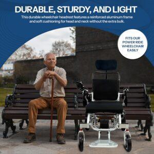 ReNuCare Power Ride Wheelchair Cushioned Headrest - Image 2