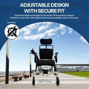 ReNuCare Power Ride Wheelchair Cushioned Headrest - Image 4