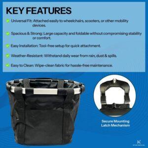 ReNuCare Power Ride Black Multipurpose Shopping Basket - Image 4