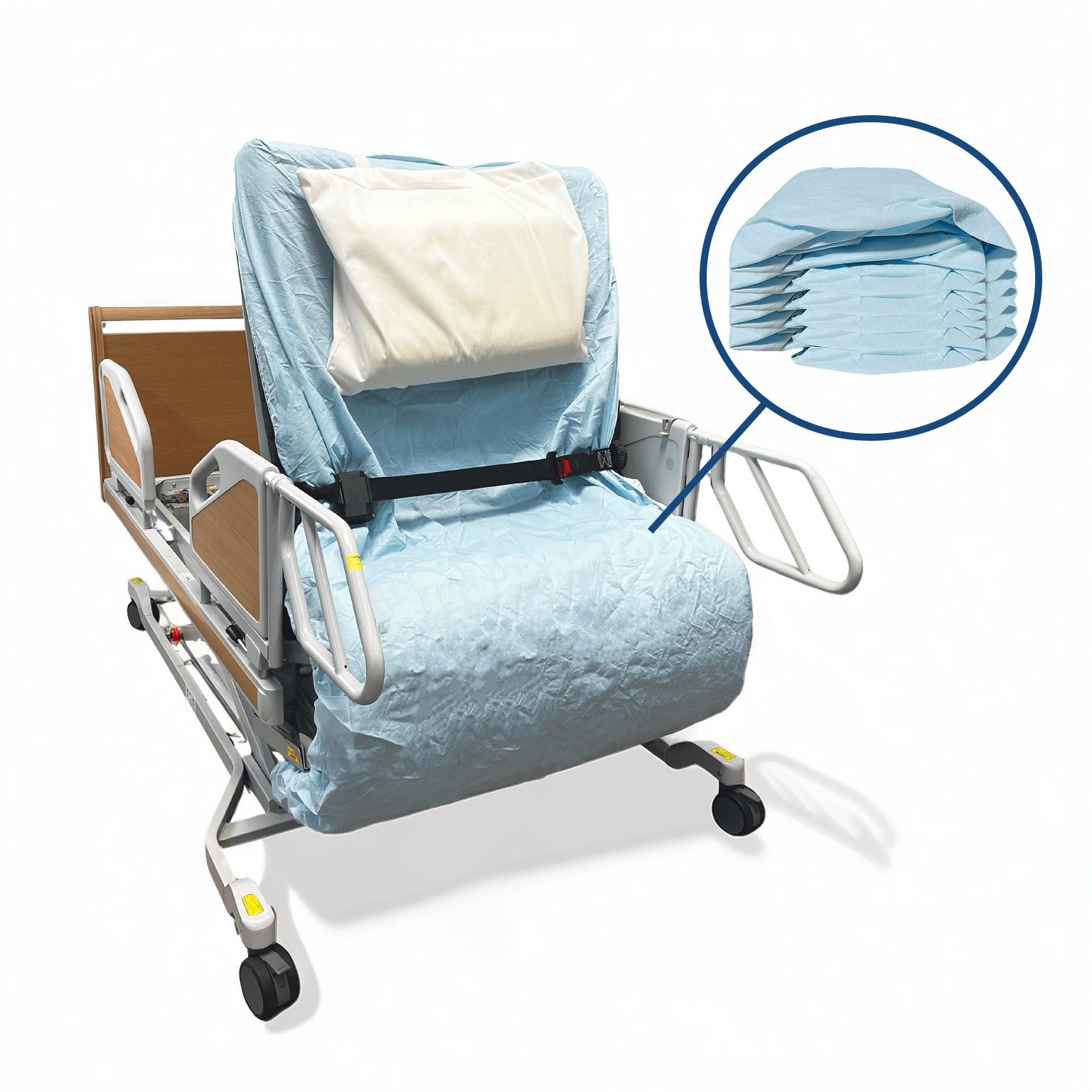 Disposable Bed Sheet Covers for the ReNuCare Standing Bed