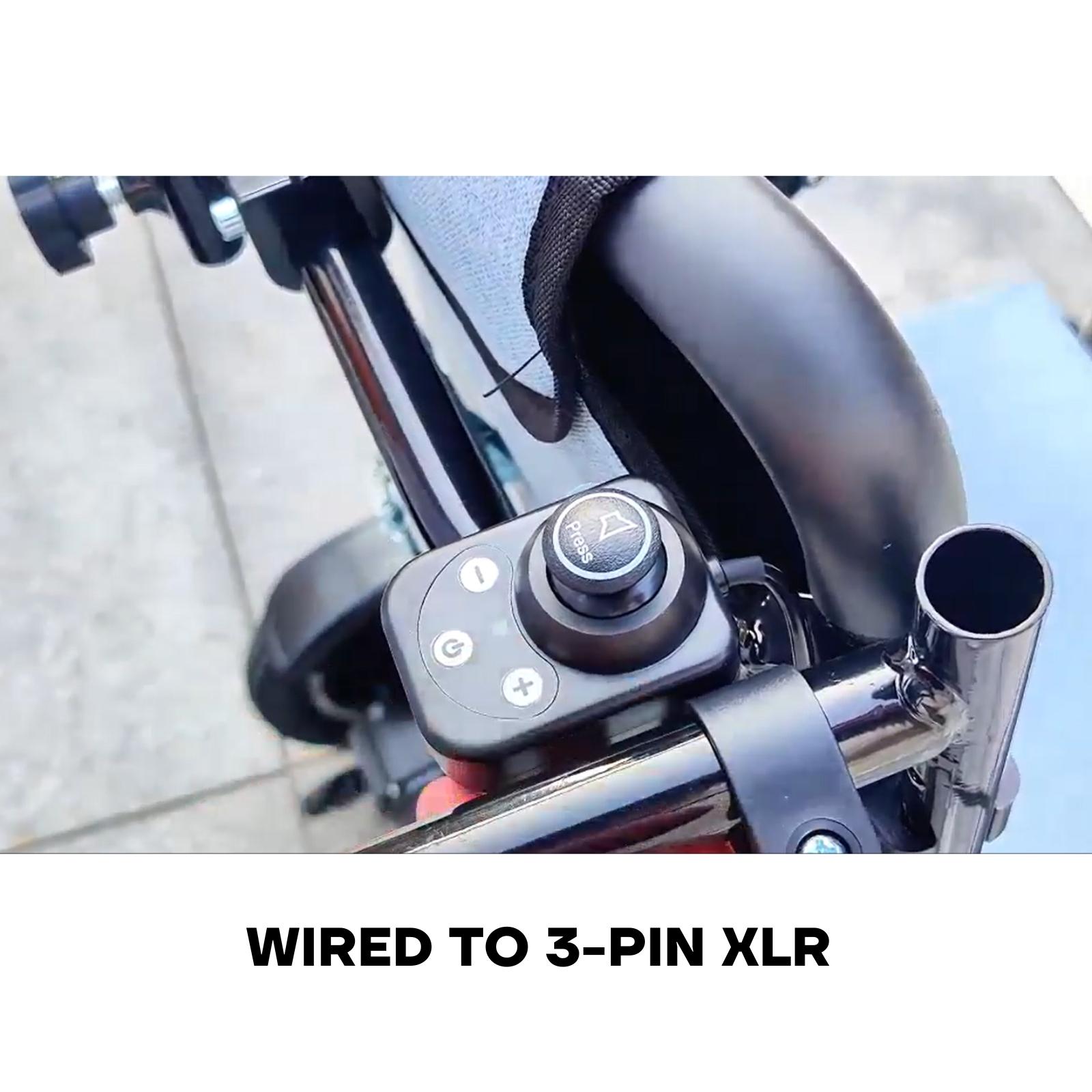 ReNuCare Caregiver Rear Controller for Electric Wheelchairs - XLR Wired - Image 4